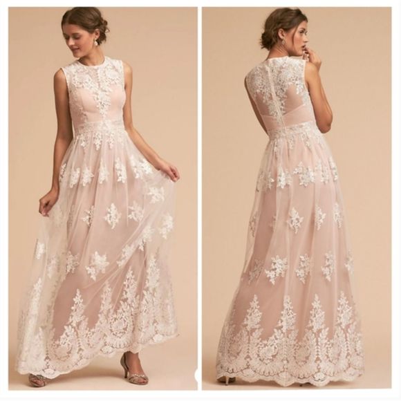 BHLDN Dresses & Skirts - BHLDN malcolm lace wedding dress
